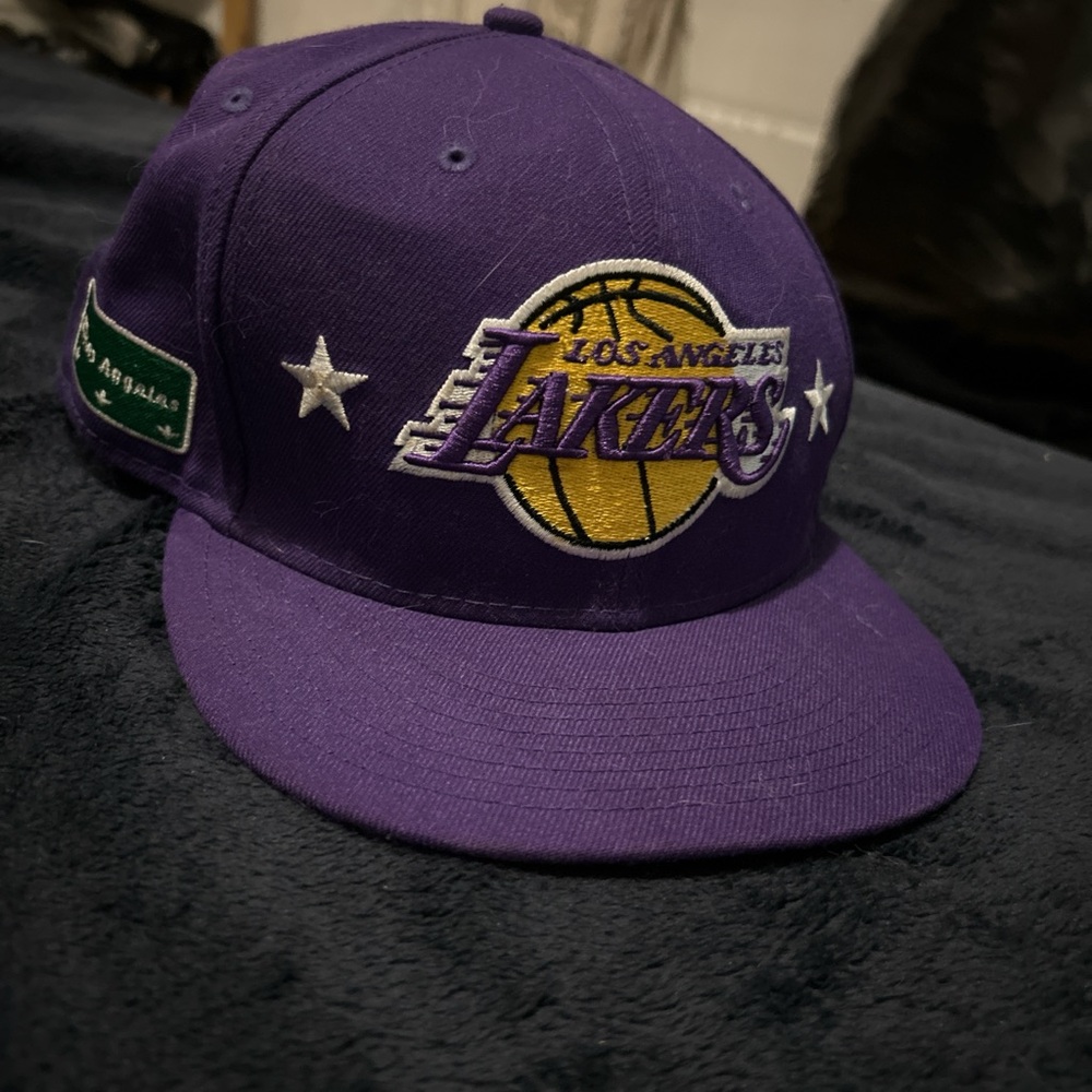 Purple Lakers Cap